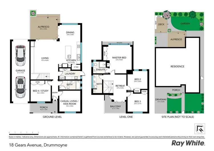 Floorplan of Homely house listing, 18 Gears Avenue, Drummoyne NSW 2047