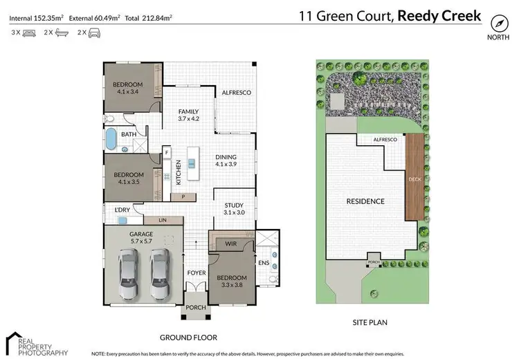 Floorplan of Homely house listing, 11 Green Court, Reedy Creek QLD 4227