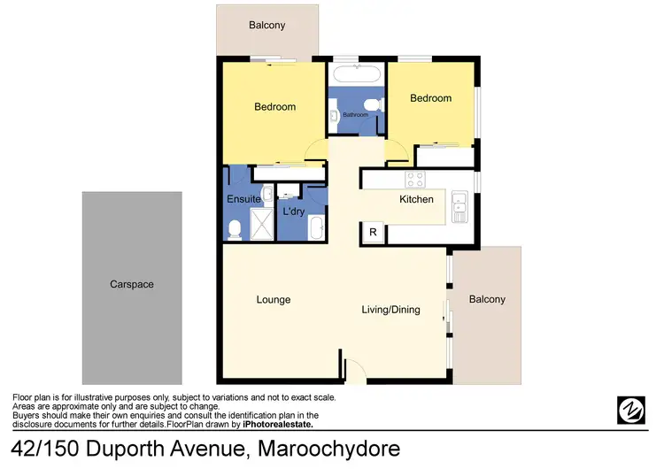 Floorplan of Homely unit listing, 42/150 Duporth Avenue, Maroochydore QLD 4558