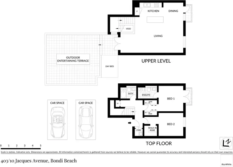 Floorplan of Homely apartment listing, 403/10 Jaques Avenue, Bondi Beach NSW 2026