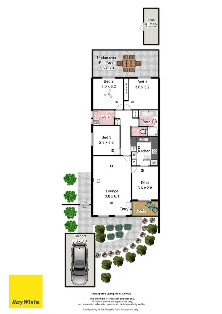 Floorplan of Homely house listing, 1/10 Beeches Road, Hallett Cove SA 5158
