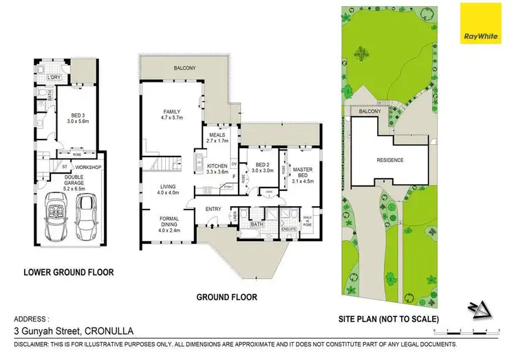 Floorplan of Homely house listing, 3 Gunyah Street, Cronulla NSW 2230