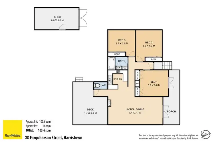 Floorplan of Homely house listing, 30 Farquharson Street, Harristown QLD 4350