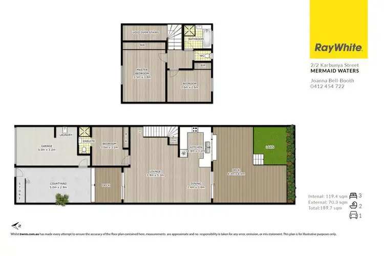 Floorplan of Homely unit listing, 2/2-34 Karbunya Street, Mermaid Waters QLD 4218