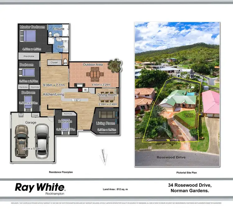Floorplan of Homely house listing, 34 Rosewood Drive, Norman Gardens QLD 4701