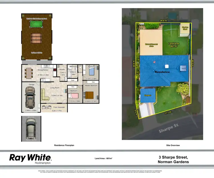 Floorplan of Homely house listing, 3 Sharpe Street, Norman Gardens QLD 4701