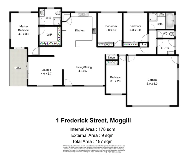 Floorplan of Homely house listing, 1 Frederick Street, Moggill QLD 4070