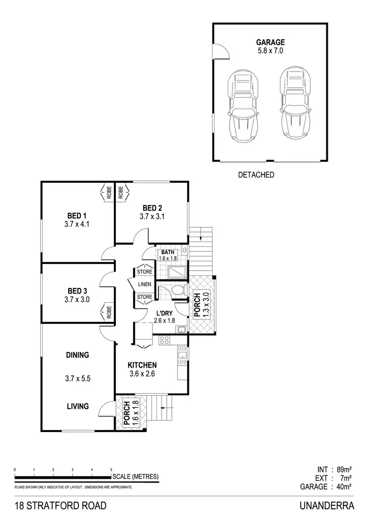 Floorplan of Homely house listing, 18 Stratford Road, Unanderra NSW 2526