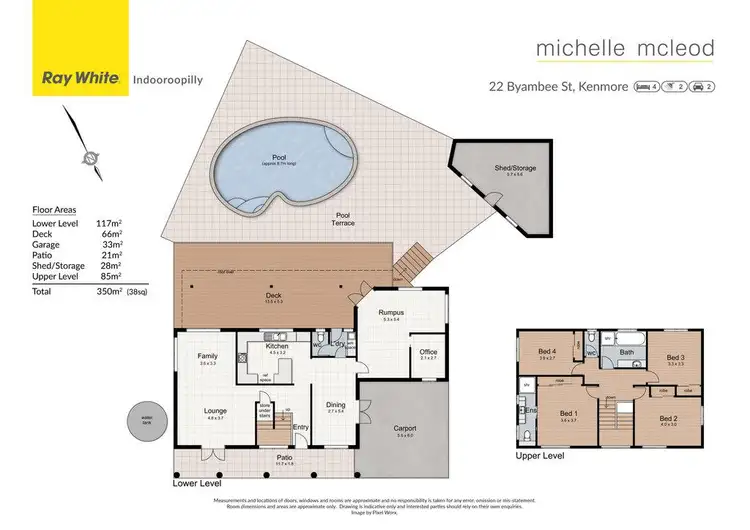 Floorplan of Homely house listing, 22 Byambee Street, Kenmore QLD 4069