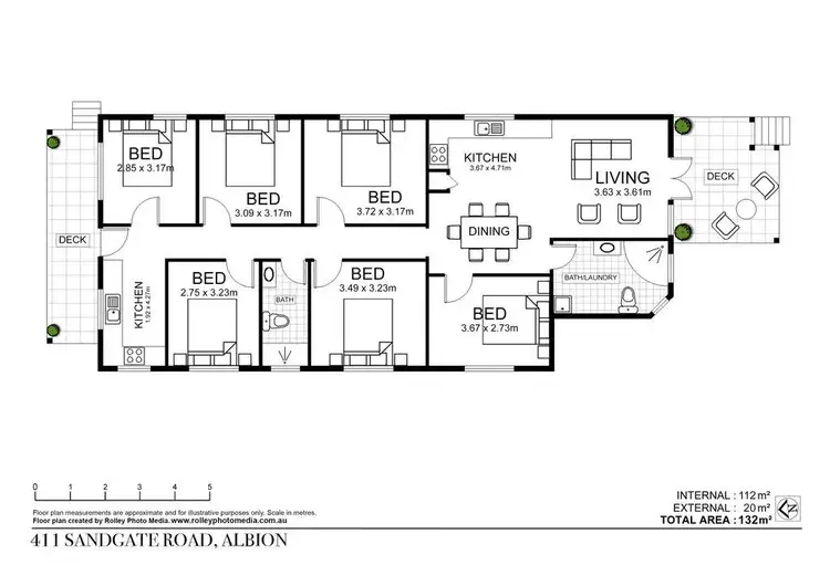 Floorplan of Homely house listing, 411 Sandgate Road, Albion QLD 4010