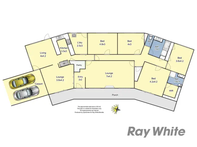 Floorplan of Homely house listing, 30 Parkview Parade, Benalla VIC 3672