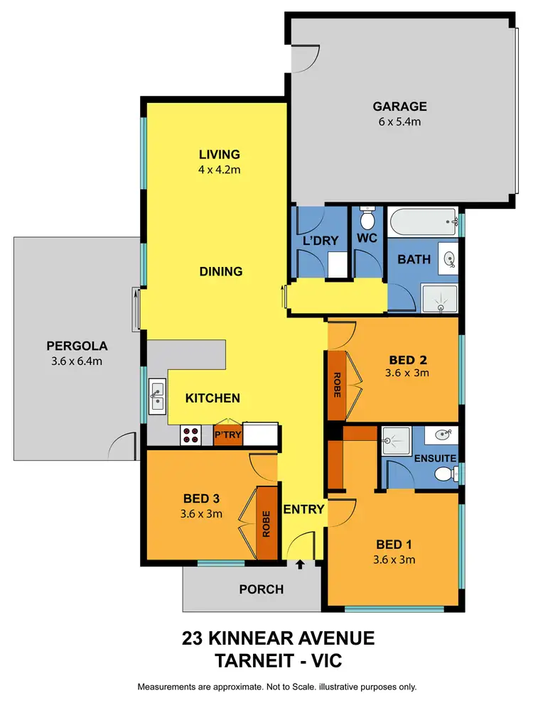 Floorplan of Homely house listing, 23 Kinnear Avenue, Tarneit VIC 3029
