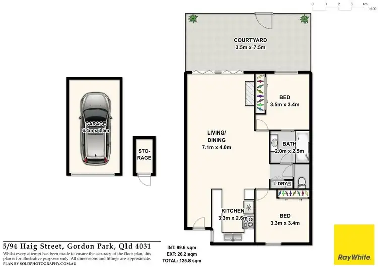 Floorplan of Homely apartment listing, 5/94 Haig Street, Gordon Park QLD 4031