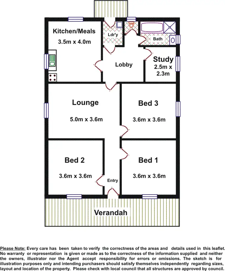 Floorplan of Homely house listing, 4 Schroeder Street, Wallaroo SA 5556