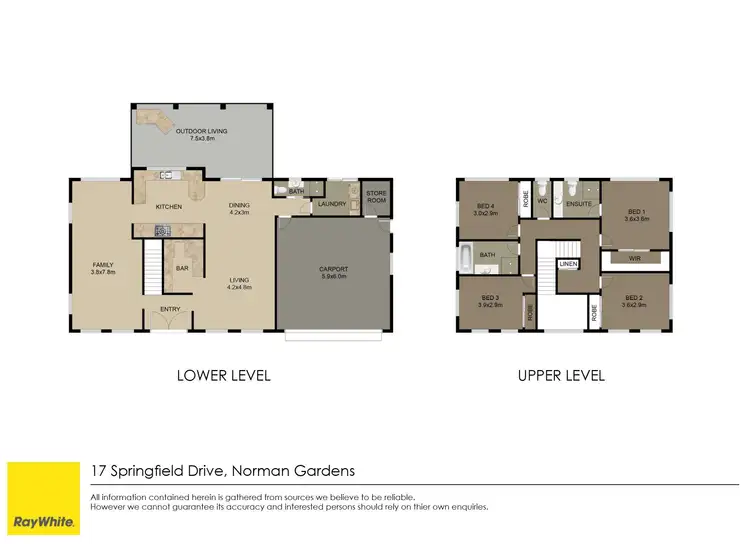 Floorplan of Homely house listing, 17 Springfield Drive, Norman Gardens QLD 4701