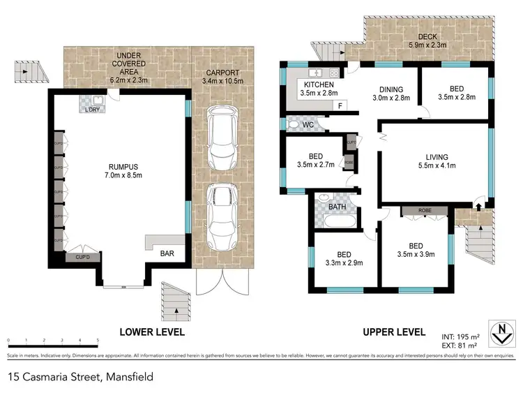 Floorplan of Homely house listing, 15 Casmaria Street, Mansfield QLD 4122