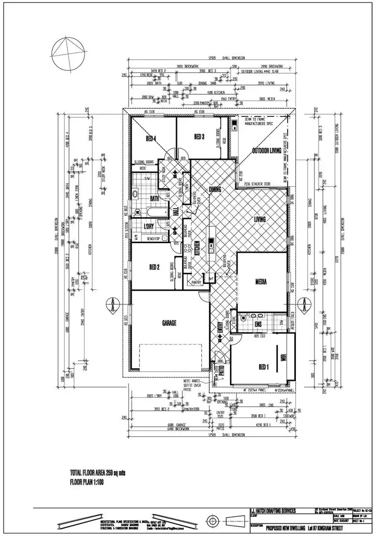 Floorplan of Homely house listing, 43 Kingham Street, Tamworth NSW 2340