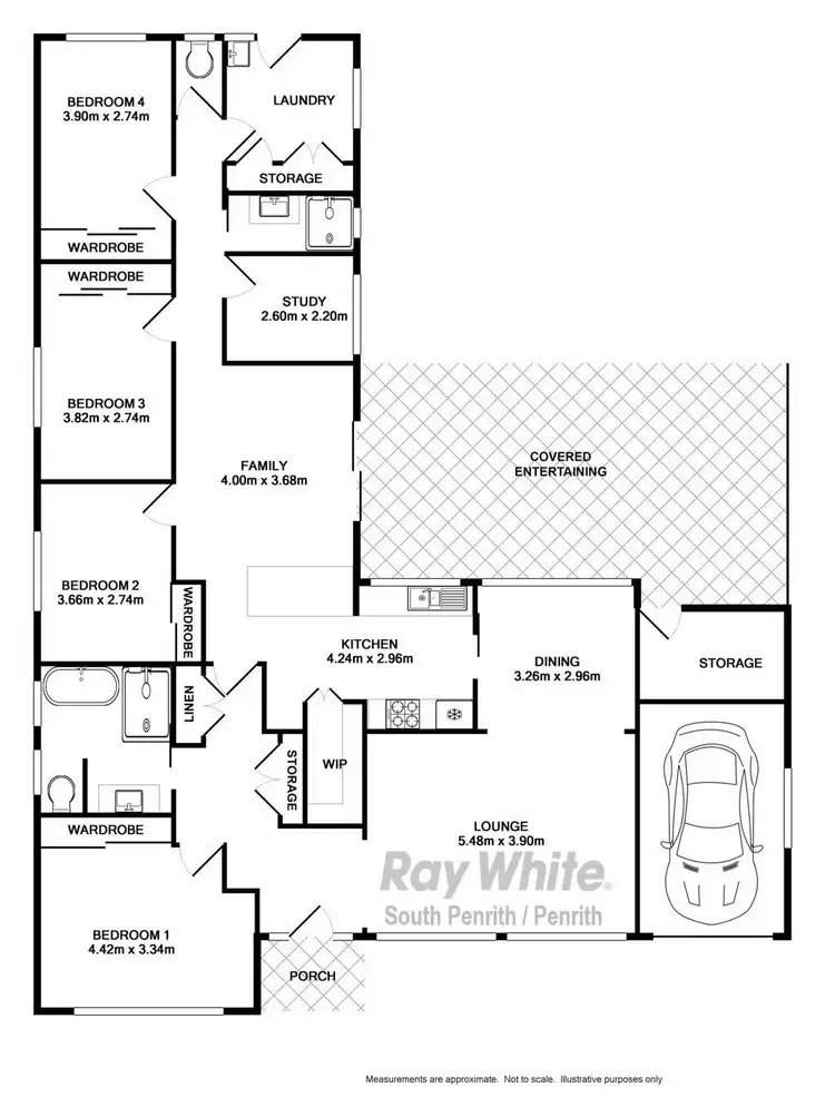Floorplan of Homely house listing, 58 Hume Crescent, Werrington County NSW 2747