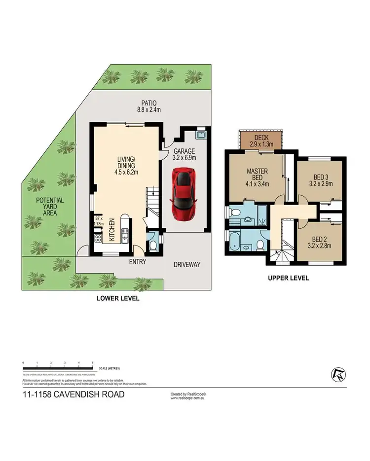 Floorplan of Homely townhouse listing, 11/1158 Cavendish Road, Mount Gravatt East QLD 4122
