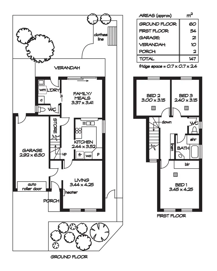 Floorplan of Homely townhouse listing, 4/1 Madeline Court, Wynn Vale SA 5127