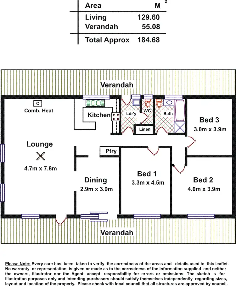 Floorplan of Homely house listing, 18 Ramsey Street, Kadina SA 5554