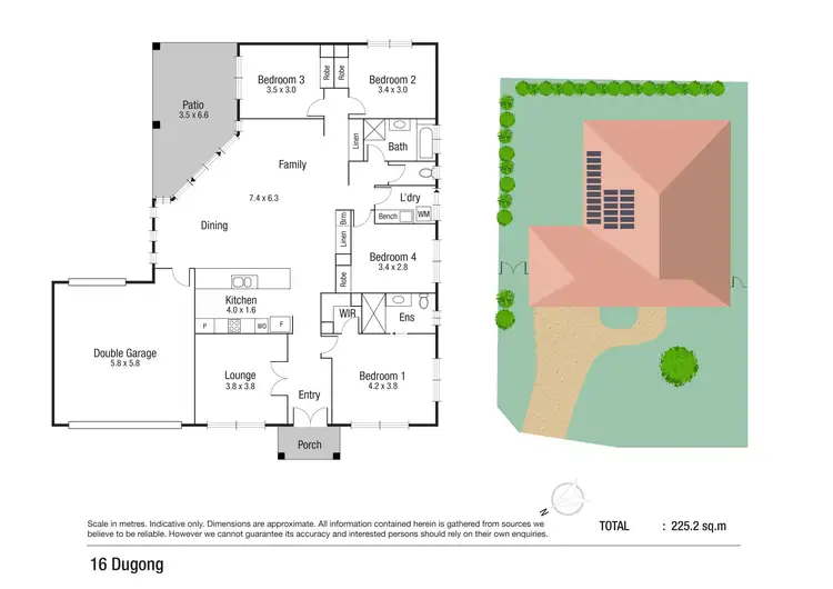 Floorplan of Homely house listing, 16 Dugong Court, Bushland Beach QLD 4818
