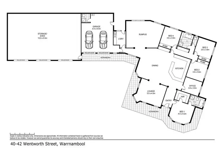 Floorplan of Homely house listing, 40-42 Wentworth Street, Warrnambool VIC 3280