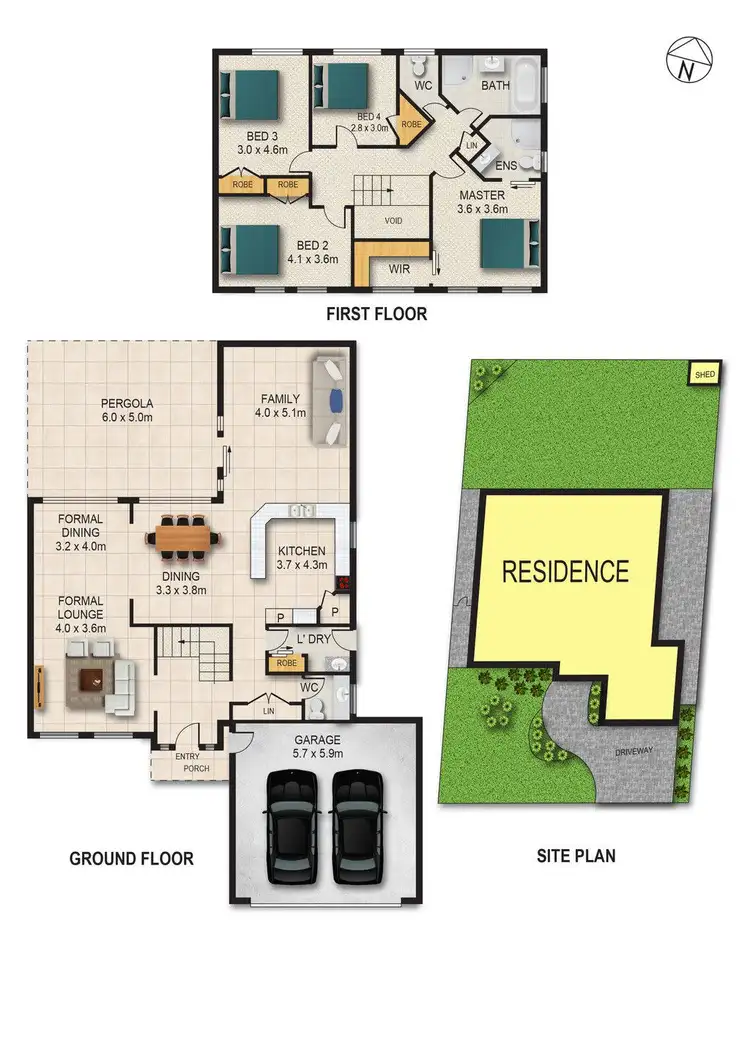 Floorplan of Homely house listing, 76 Norman Street, Prospect NSW 2148