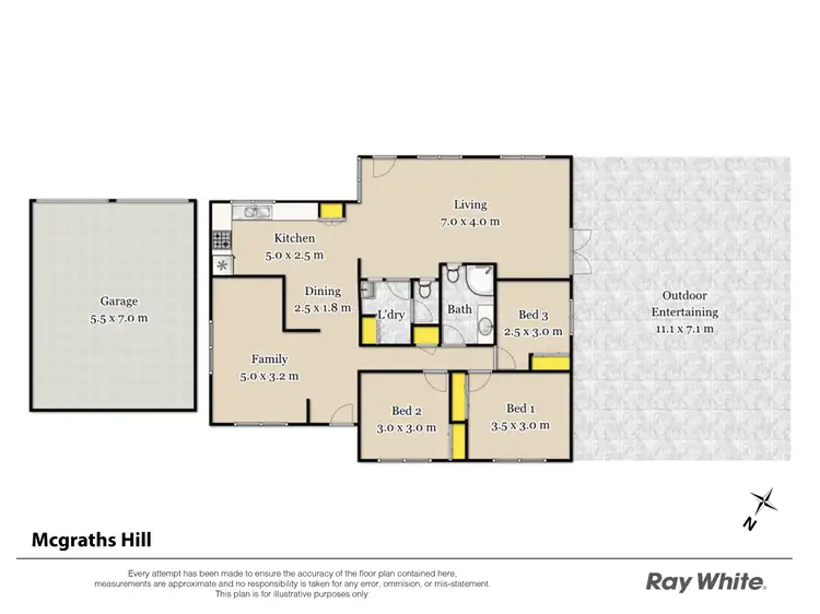 Floorplan of Homely house listing, 8 Books Crescent, Mcgraths Hill NSW 2756