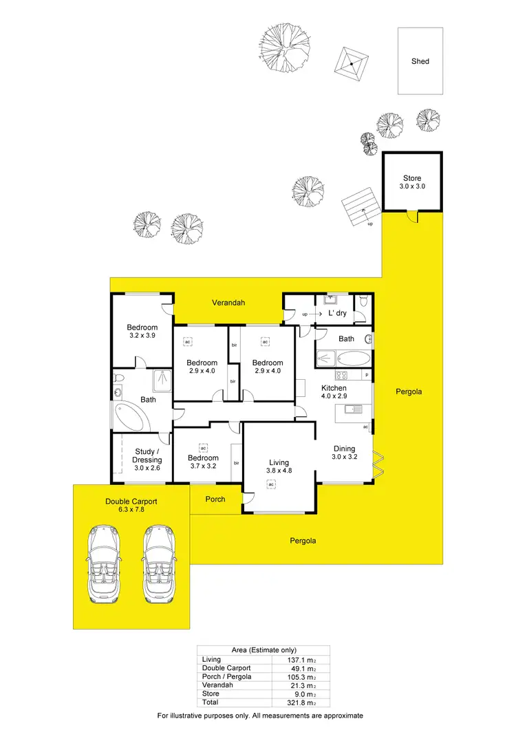 Floorplan of Homely house listing, 447 Main Road, Coromandel Valley SA 5051
