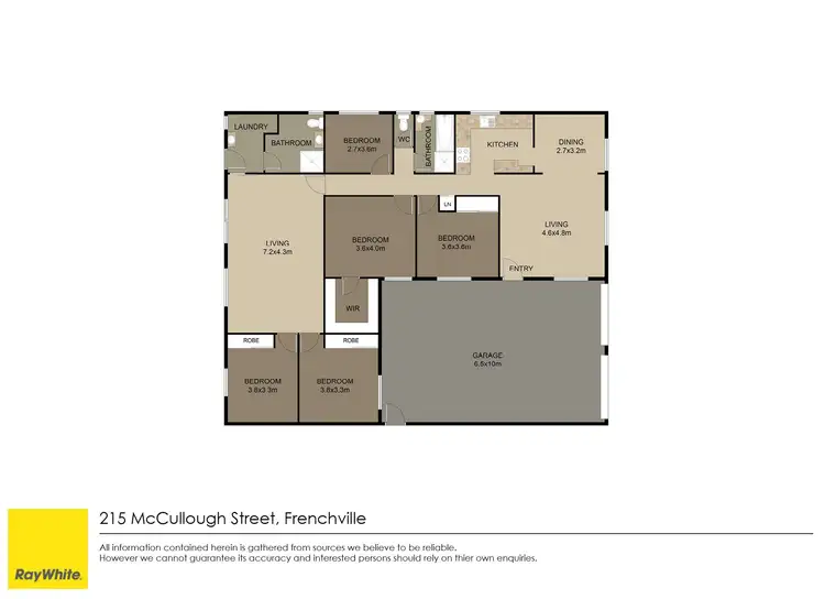 Floorplan of Homely house listing, 215 McCullough Street, Frenchville QLD 4701