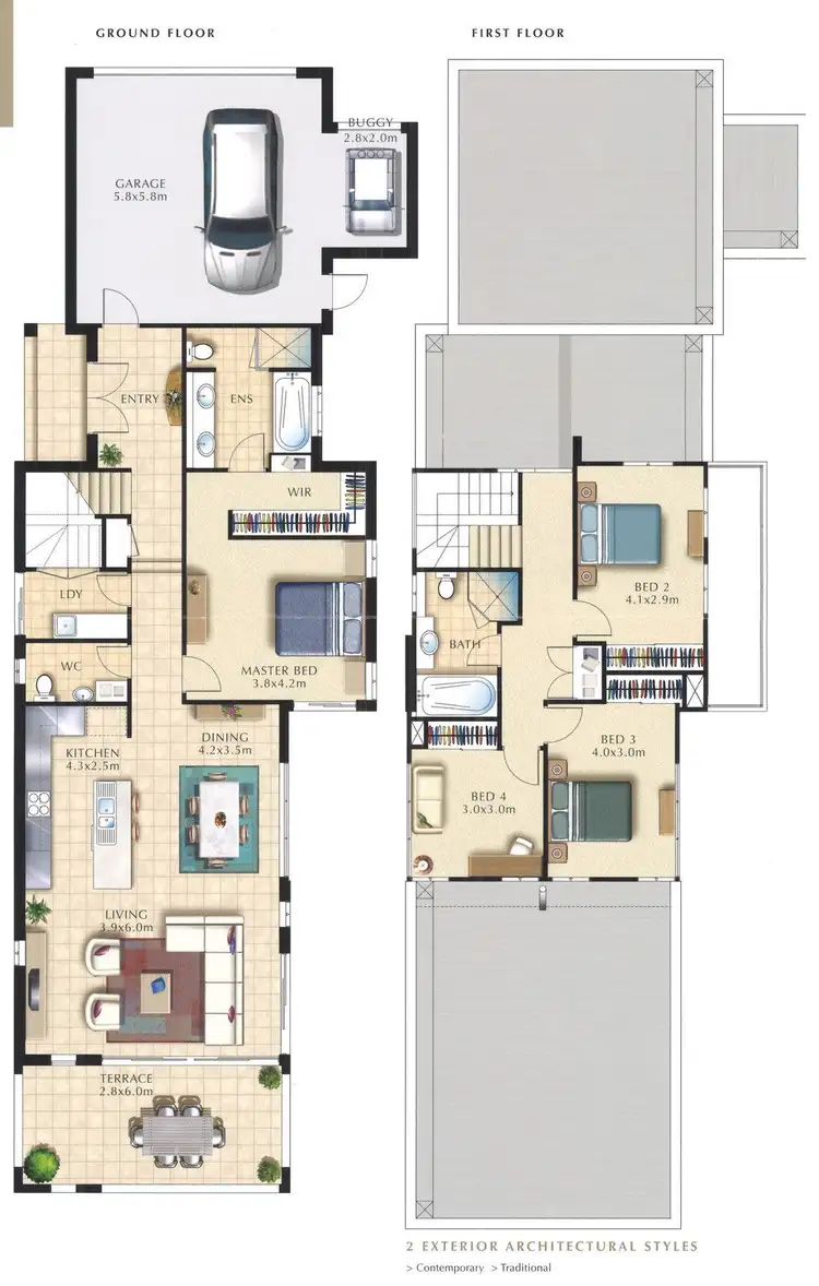 Floorplan of Homely house listing, 6018 Calardo Avenue, Hope Island QLD 4212