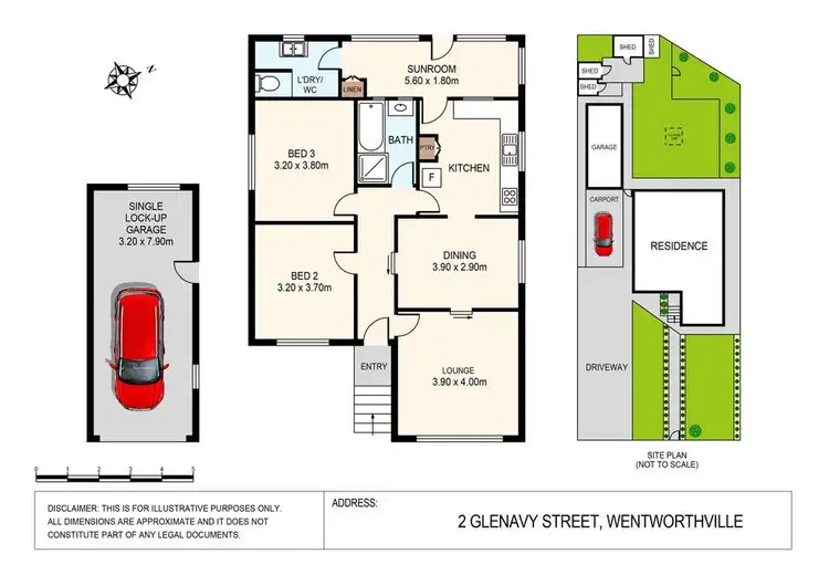 Floorplan of Homely house listing, 2 Glenavy Street, Wentworthville NSW 2145