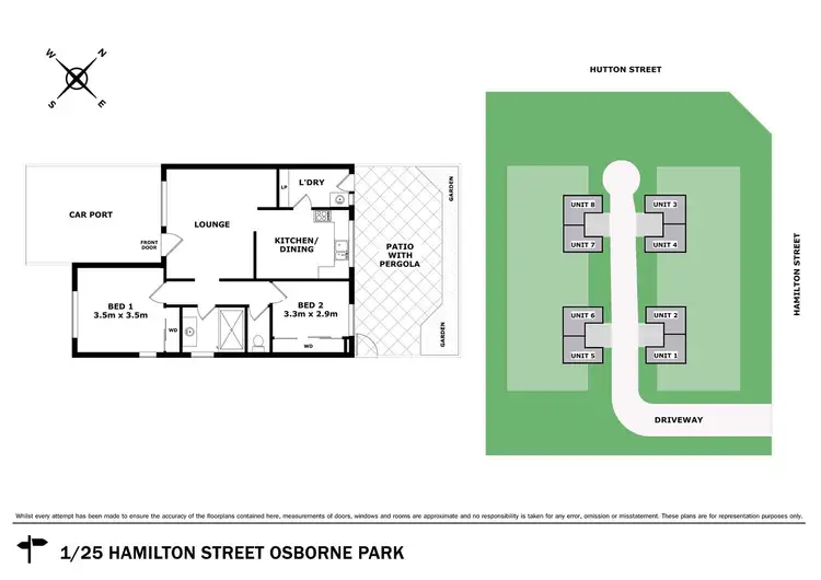 Floorplan of Homely villa listing, 1/25 Hamilton Street, Osborne Park WA 6017
