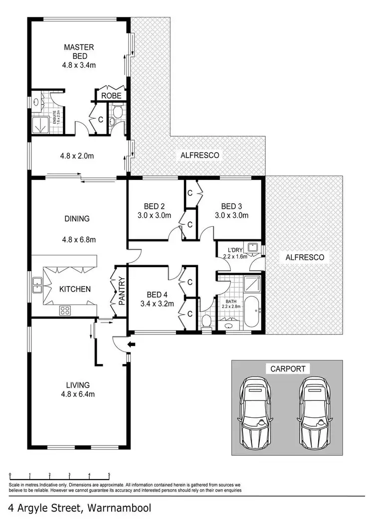 Floorplan of Homely house listing, 4 Argyle Street, Warrnambool VIC 3280