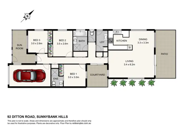 Floorplan of Homely house listing, 92 Ditton Road, Sunnybank Hills QLD 4109