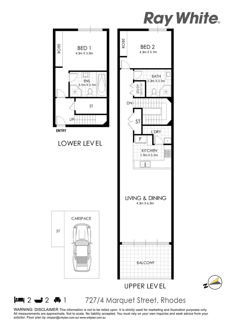 Floorplan of Homely apartment listing, 727/4 Marquet Street, Rhodes NSW 2138