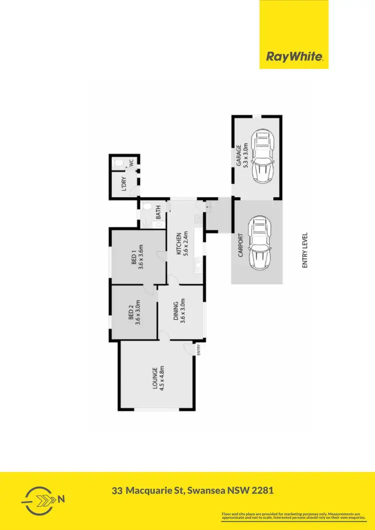 Floorplan of Homely house listing, 33 Macquarie Street, Swansea NSW 2281