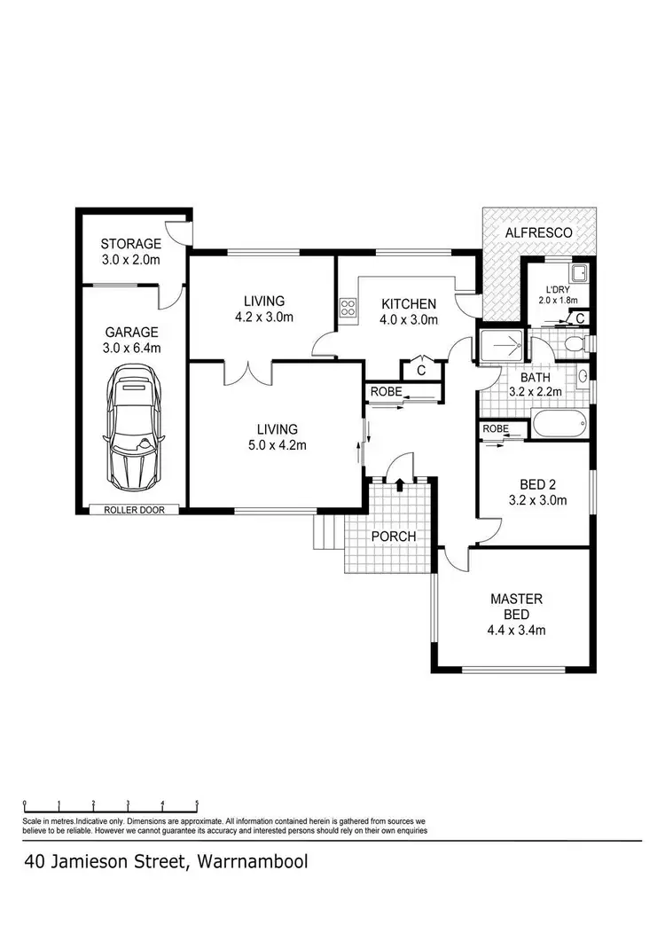 Floorplan of Homely house listing, 40 Jamieson Street, Warrnambool VIC 3280
