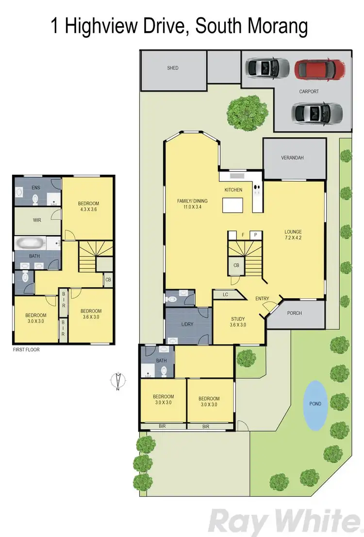 Floorplan of Homely house listing, 1 Highview Drive, South Morang VIC 3752