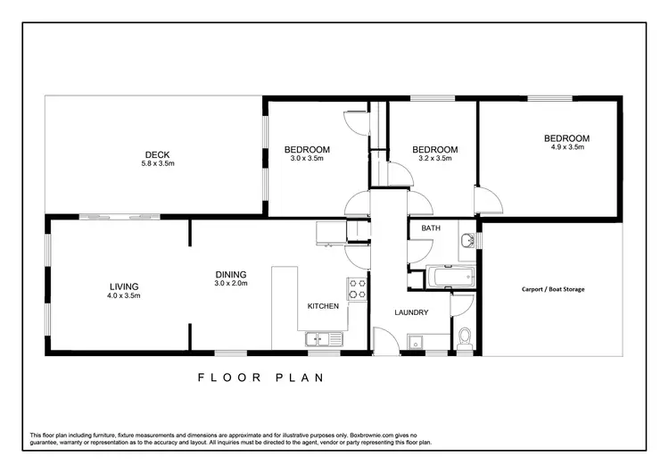 Floorplan of Homely house listing, 19 Chatsworth Avenue, Ventnor VIC 3922
