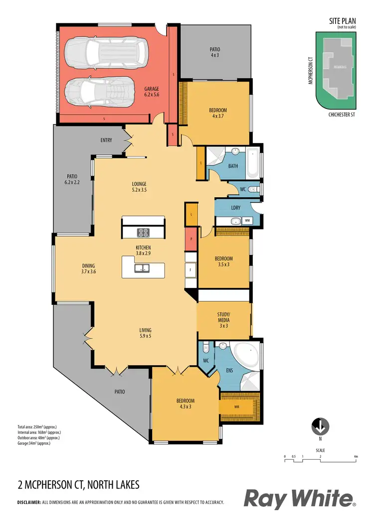 Floorplan of Homely house listing, 2 McPherson Court, North Lakes QLD 4509