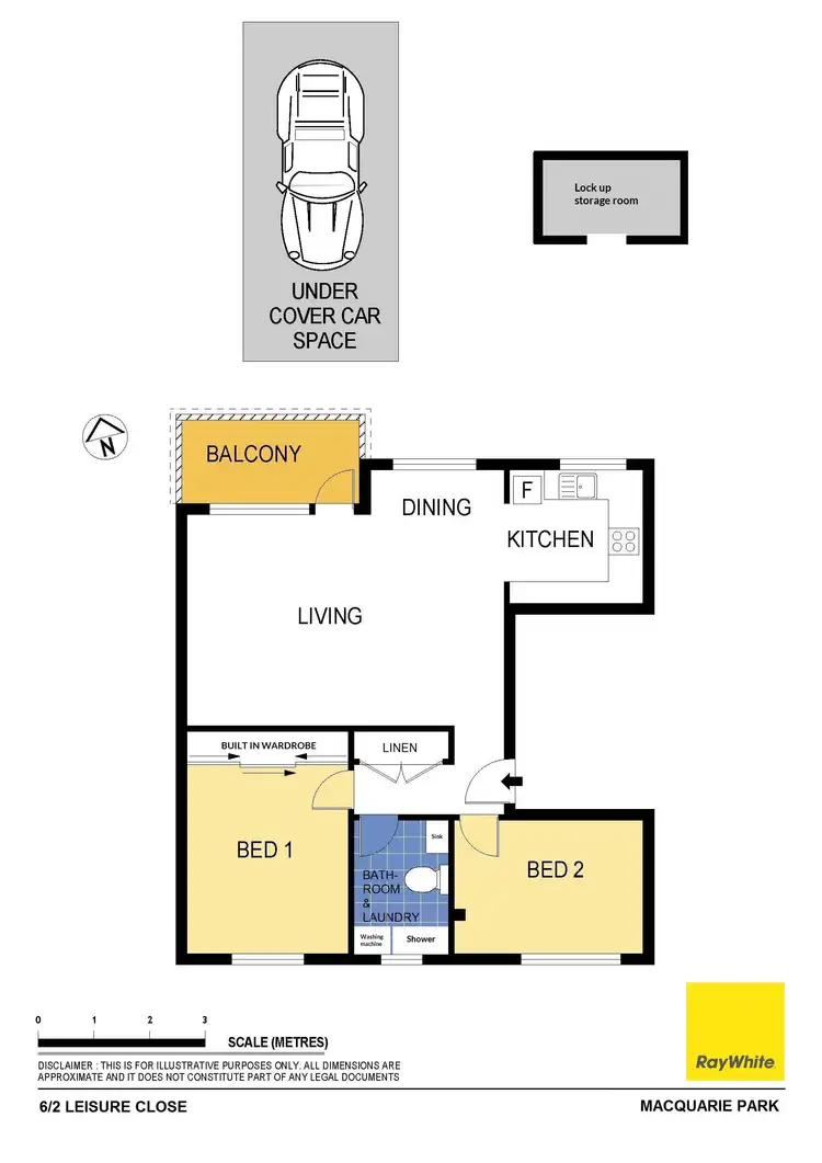 Floorplan of Homely unit listing, 6/2 Leisure Close, Macquarie Park NSW 2113