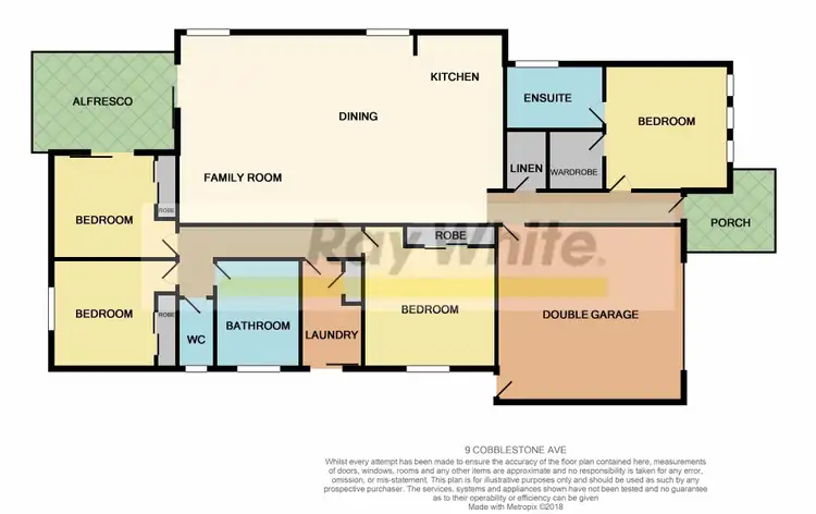 Floorplan of Homely house listing, 9 Cobblestone Avenue, Logan Reserve QLD 4133