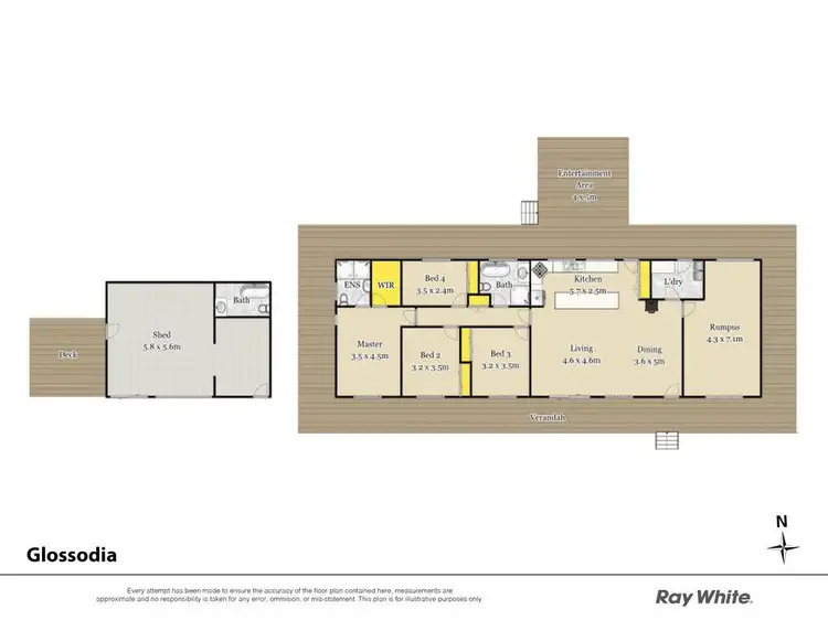 Floorplan of Homely house listing, 15 Rose Crescent, Glossodia NSW 2756