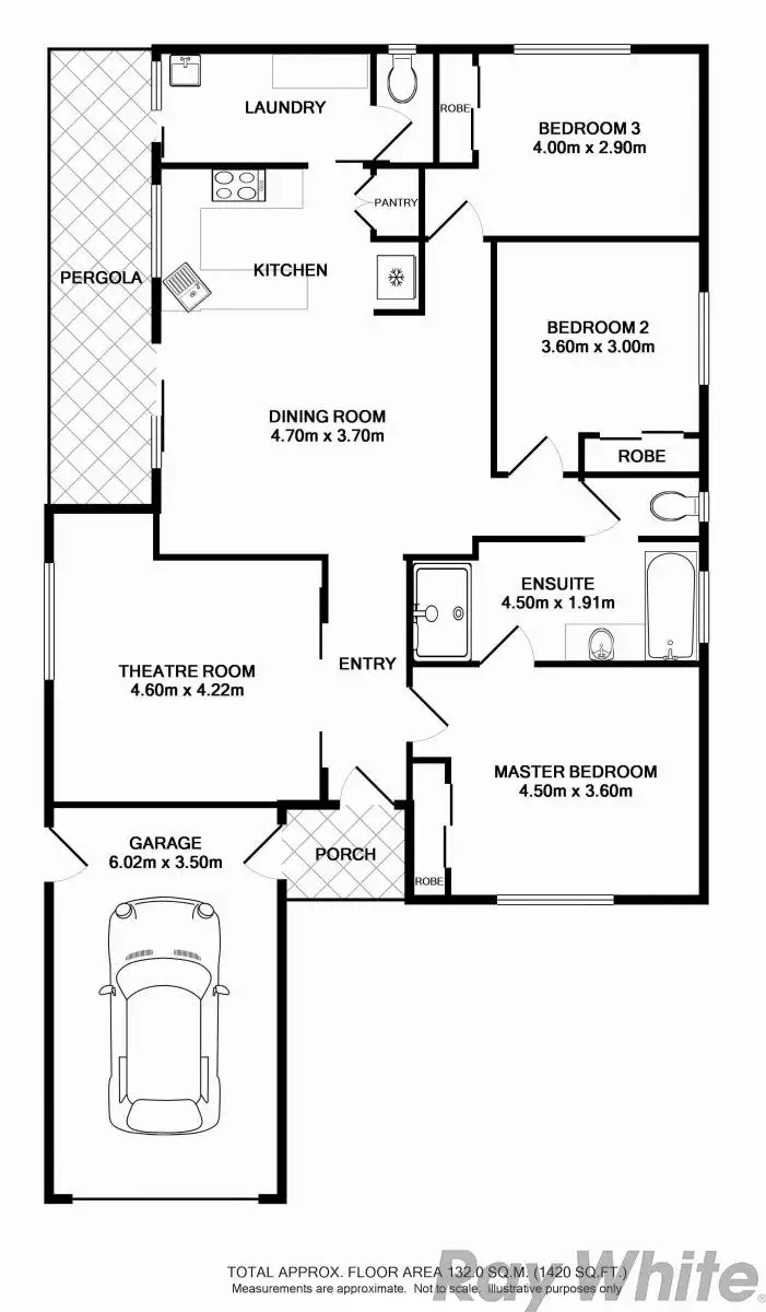 Floorplan of Homely house listing, 42 Baddaginnie Benalla Road, Benalla VIC 3672
