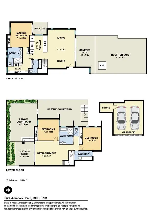 Floorplan of Homely unit listing, 6/27 Amaroo Drive, Buderim QLD 4556