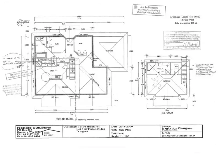 Floorplan of Homely house listing, 22 Turton Heights, Dongara WA 6525