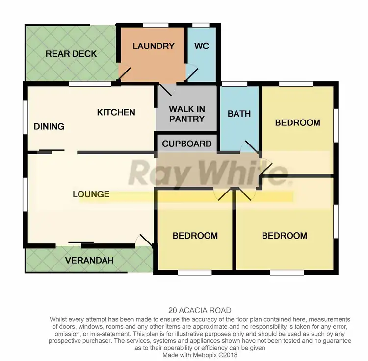 Floorplan of Homely house listing, 20 Acacia Road, Woodridge QLD 4114