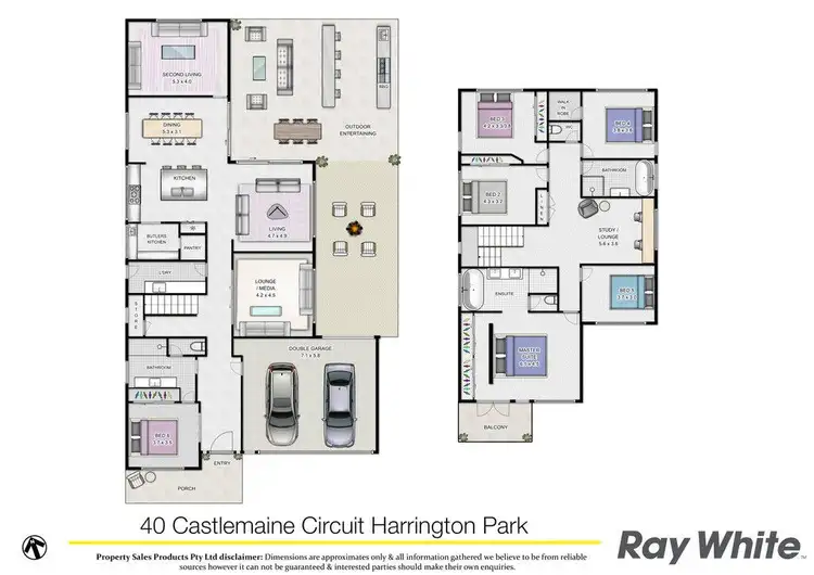 Floorplan of Homely house listing, 40 Castlemaine Circuit, Harrington Park NSW 2567